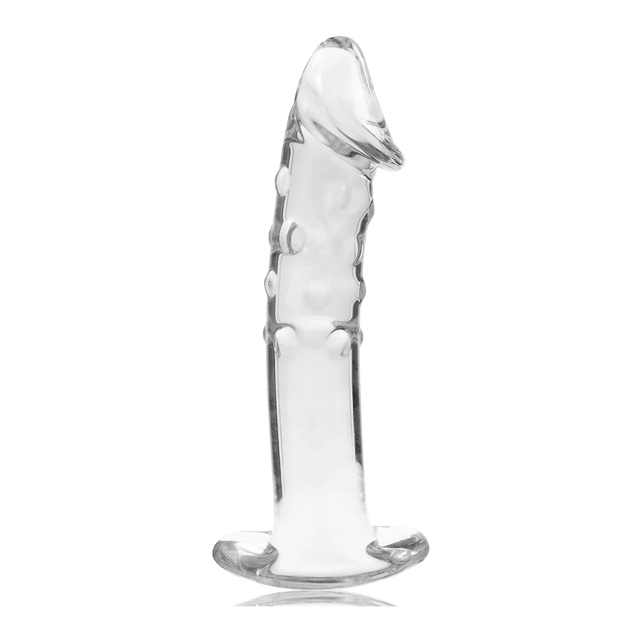 NEBULA SERIES BY IBIZA - MODELLO 19 DILDO IN VETRO BOROSILICATO 18,5 X 4 CM ROSA